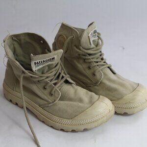 Palladium Earth Collection Light Green Combat Outdoor Boot U.S. Size W 7, M 6